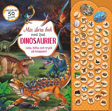 Dinosaurier – leta hitta och tryck på knappen!