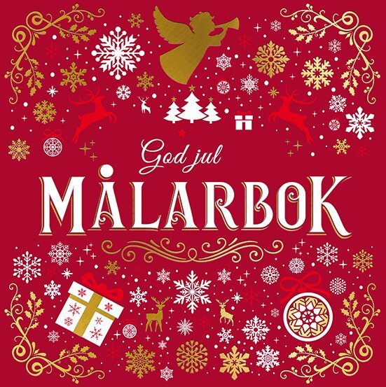 God jul : målarbok, Häftad