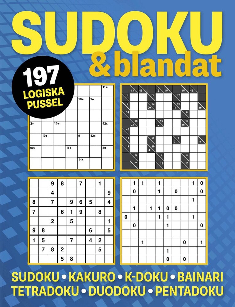 Sudoku & blandat (blå), Häftad