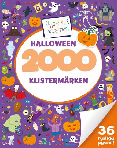 2000 klistermärken. Halloween, Häftad