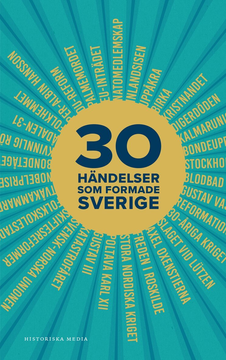 Henrik Berggren, Tomas Blom, Martin Dackling, Ann-Sofie Dahl, Nils Edling, Lars Ericson Wolke, Bo Eriksson, Dick Harrison, Martin Hårdstedt, Ulrika Knutson - 30 händelser som formade Sverige, E-bok