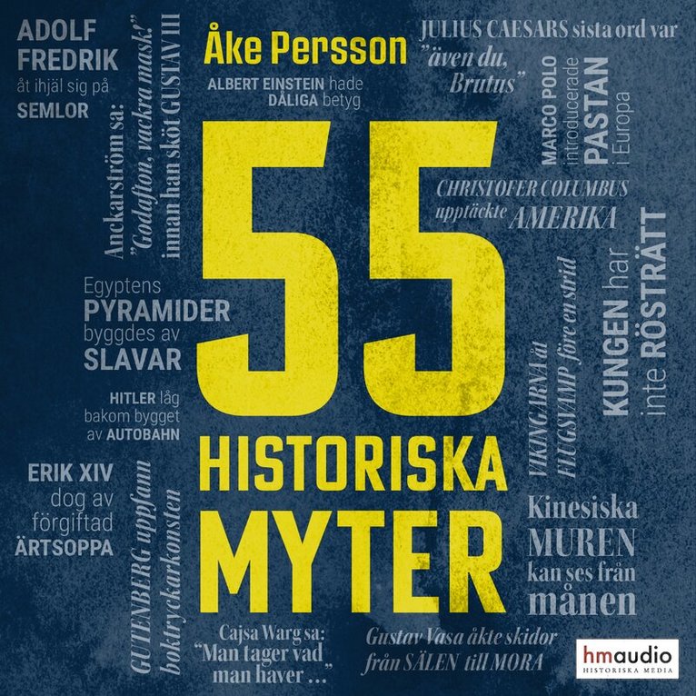 Åke Persson - 55 historiska myter, Ljudbok