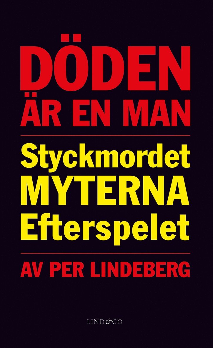 Per Lindeberg - Döden är en man, E-bok
