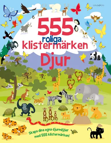 Susan Mayes - 555 roliga klistermärken. Djur, Häftad