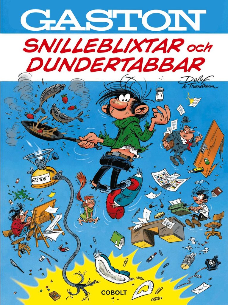 Lewis Trondheim - Gaston: Snilleblixtar och dundertabbar, Inbunden. Tillgänglighet: Kommande