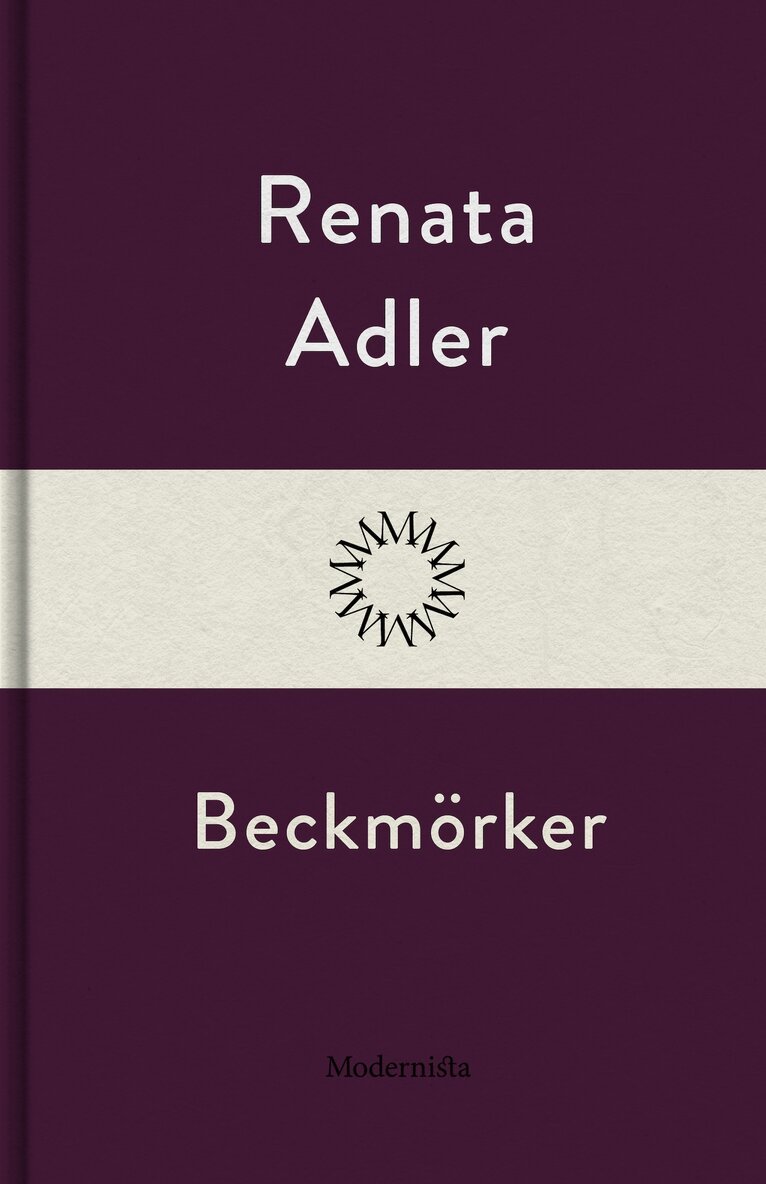 Renata Adler - Beckmörker, E-bok