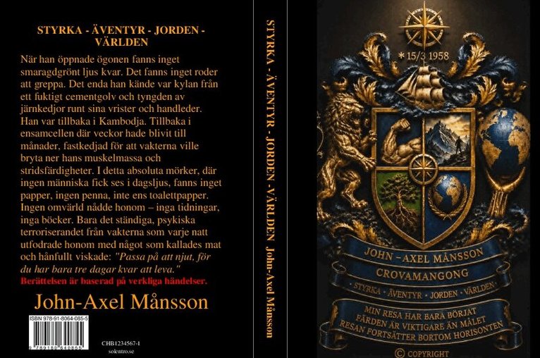 John-axel Månsson - Styrka, äventyr, jorden, världen, Kartonnage