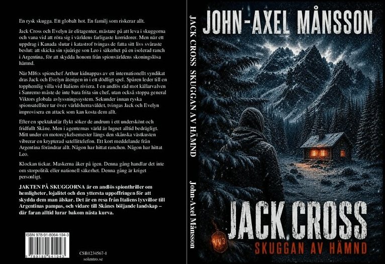John-axel Månsson - Jack Cross Skuggan av hämnd, Häftad