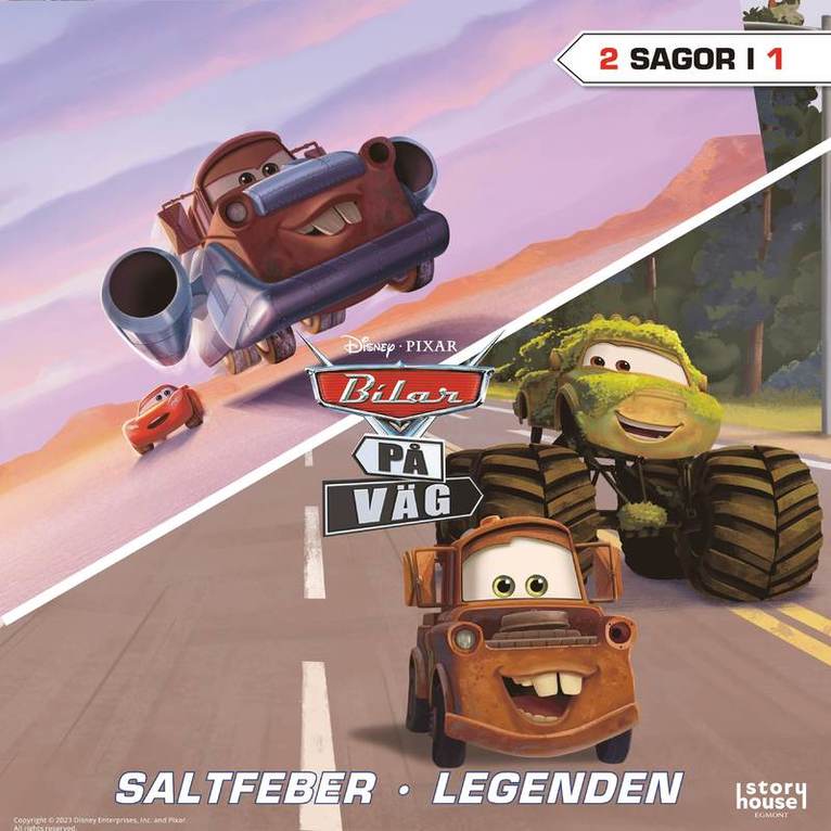 Walt Disney - Bilar på väg. Saltfeber och Legenden, Ljudbok
