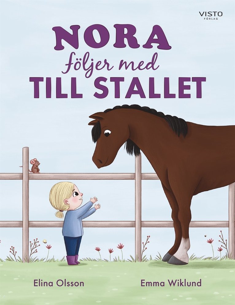 Elina Olsson - Nora följer med till stallet, E-bok