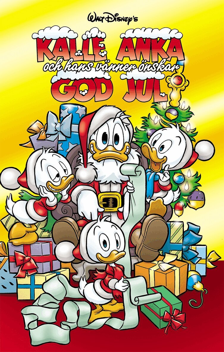 Kalle Anka och hans vänner önskar God jul 2024, Kartonnage