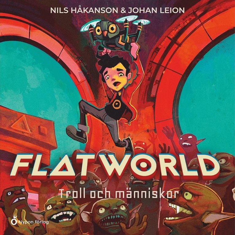 Nils Håkanson - Flatworld  - Troll och människor, Ljudbok
