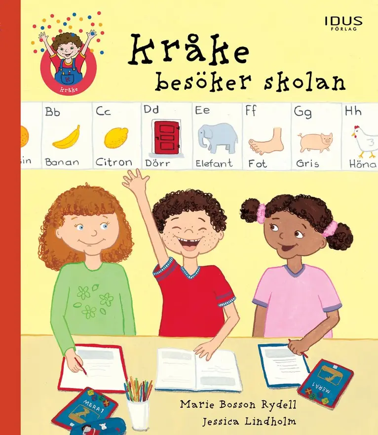 Marie Bosson Rydell - Kråke besöker skolan, Kartonnage. Tillgänglighet: Kommande