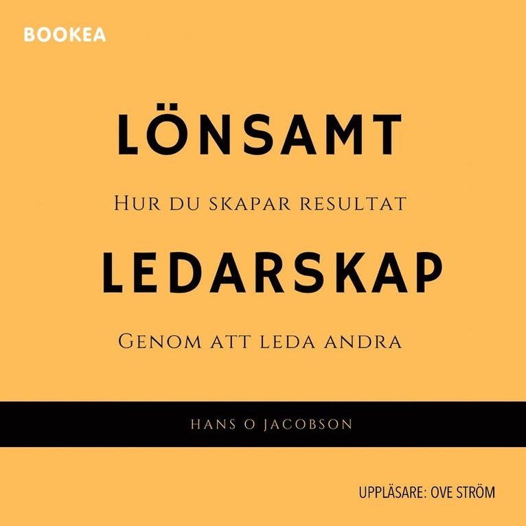 Hans O Jacobson - Lönsamt ledarskap, Ljudbok