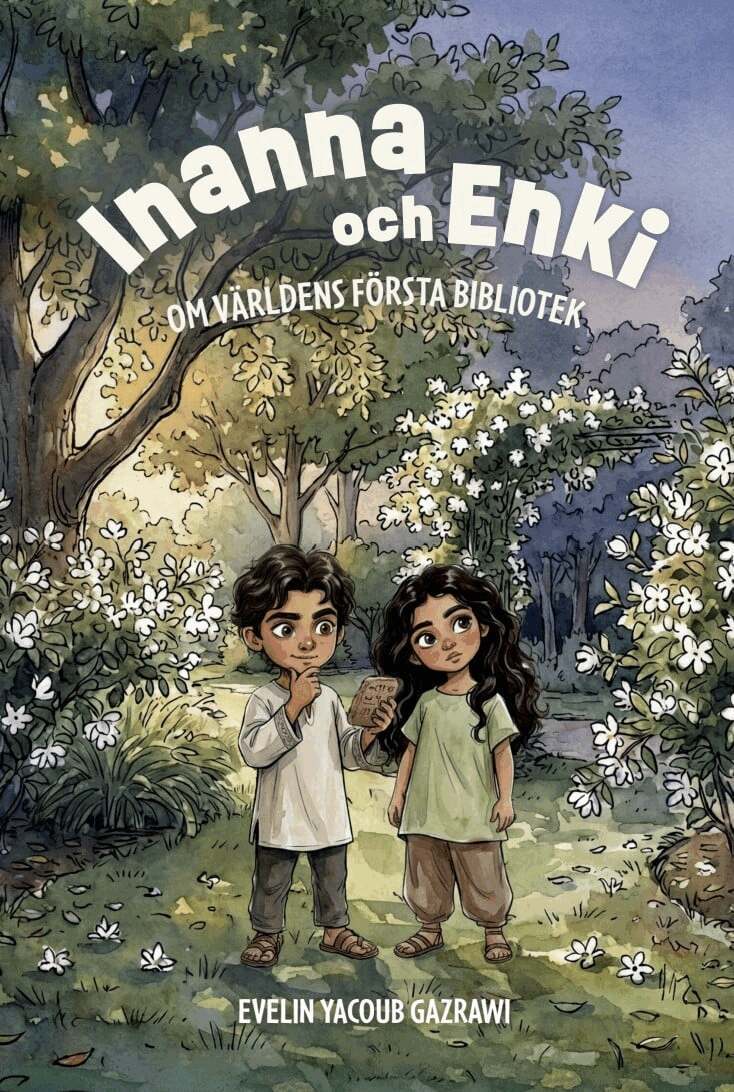 Evelin Yacoub Gazrawi - INANNA OCH ENKI. Om världens första bibliotek, Inbunden