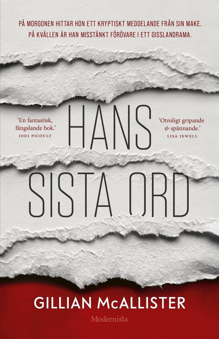 Gillian McAllister - Hans sista ord, E-bok