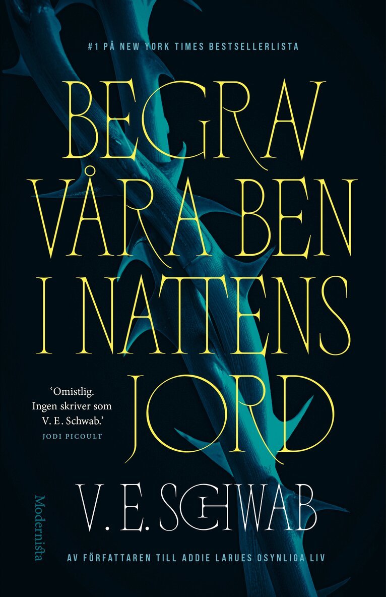 V. E. Schwab - Begrav våra ben i nattens jord, Inbunden