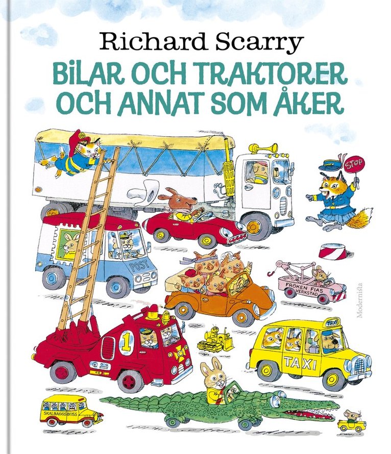 Richard Scarry - Bilar och traktorer och annat som åker, E-bok