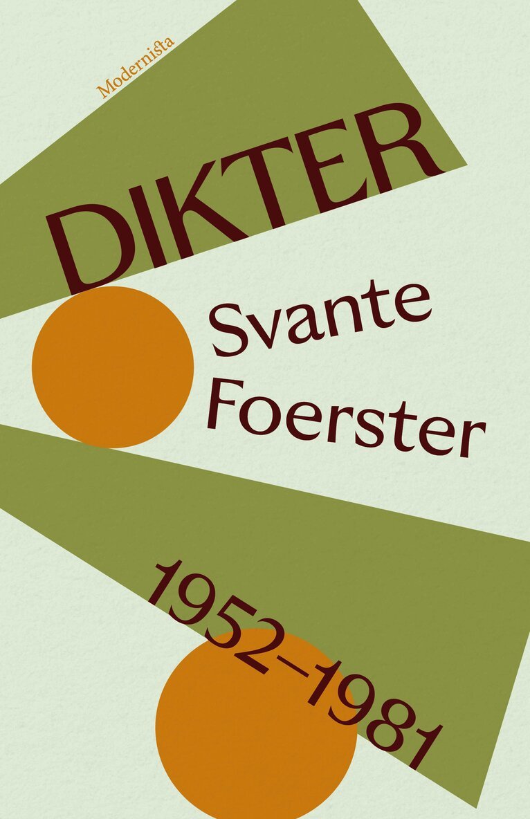 Svante Foerster - Dikter 1952-1981, Inbunden
