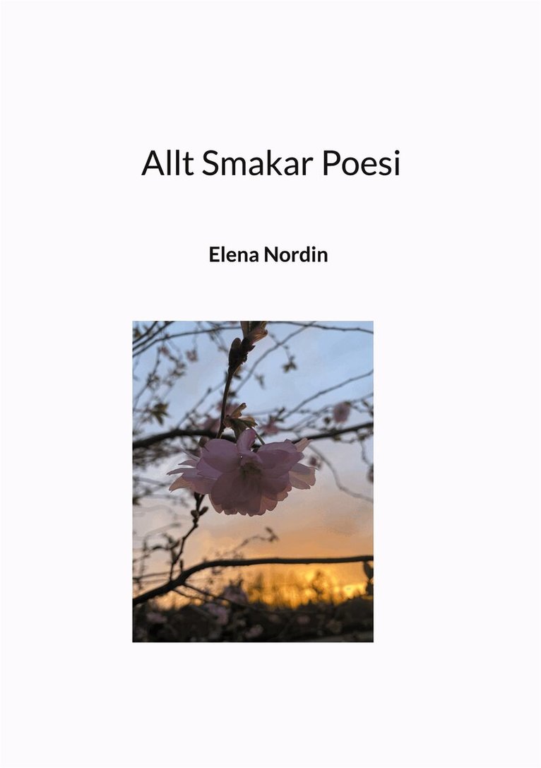 Elena Nordin - Allt Smakar Poesi, E-bok