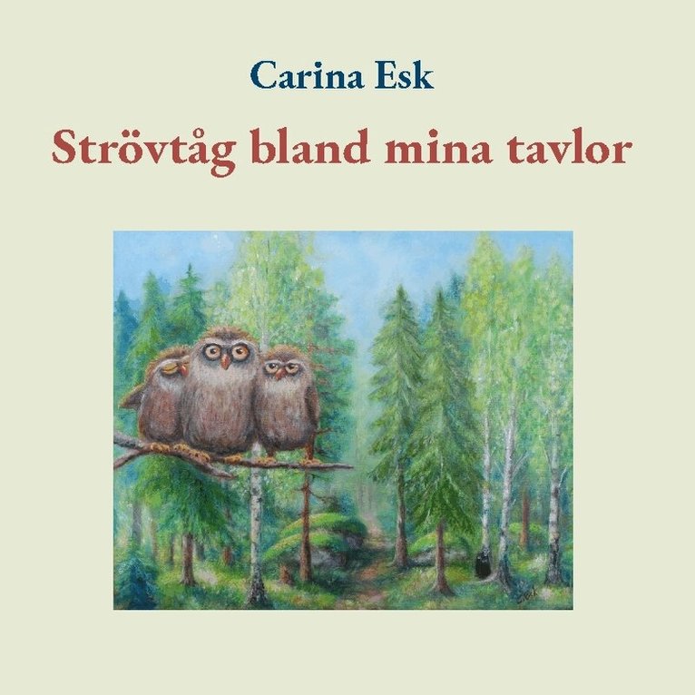 Carina Esk - Strövtåg bland mina tavlor, Inbunden