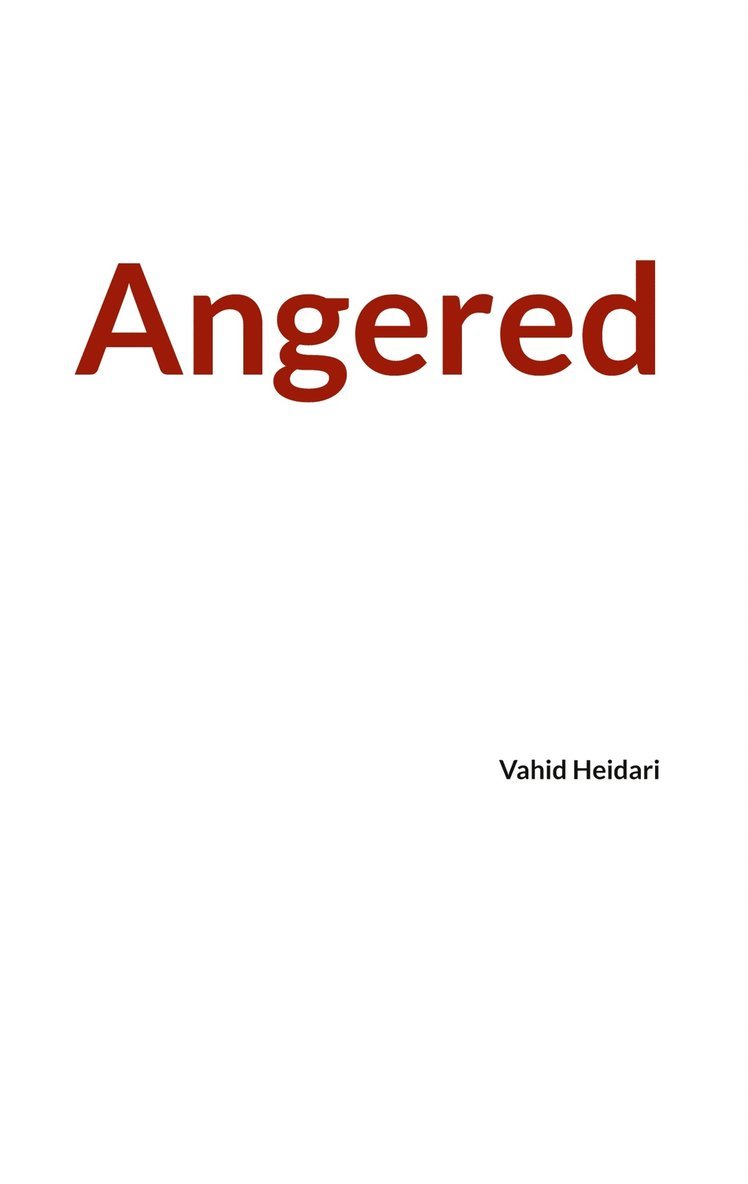 Vahid Heidari - Angered: Vahid Heidari, E-bok