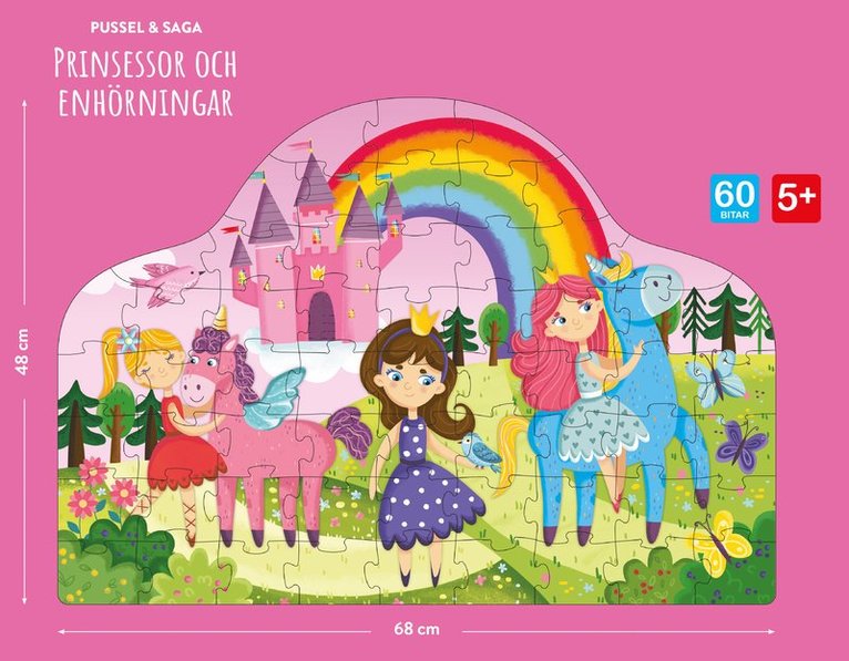 Pussel & saga : Prinsessor och enhörningar, Övrigt