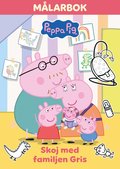 Skoj med familjen Gris : Mlarbok