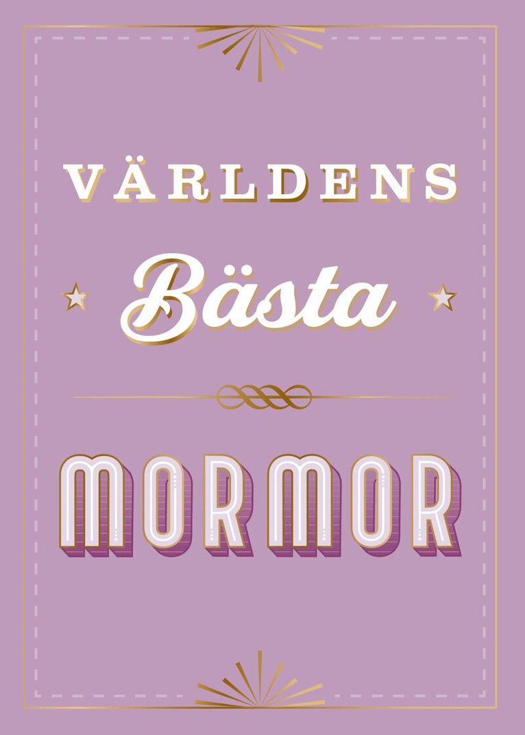 Världens bästa mormor, Inbunden