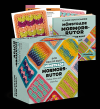 M�nstrade mormorsrutor Bok och 50 kort: Virka, mixa och matcha