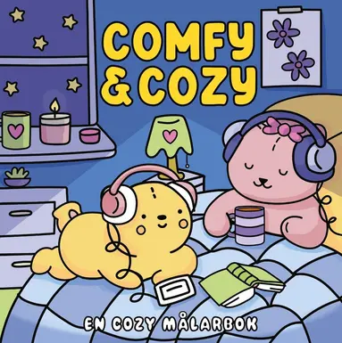 Comfy & Cozy. En cozy målarbok, Häftad