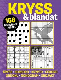 Kryss & blandat (lila): 158 bokstavspussel med kryss, korsord, krypto