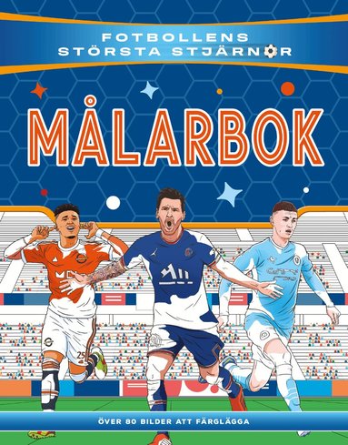Fotbollens största stjärnor målarbok, Häftad