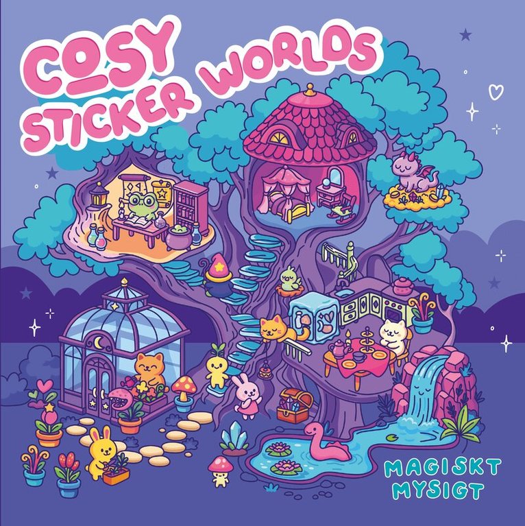 Cosy sticker worlds: magiskt mysigt, Häftad