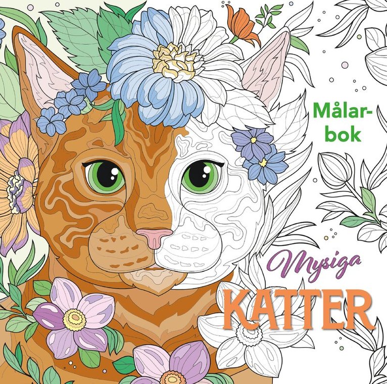 Mysiga katter : Målarbok, Häftad