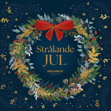 Strålande jul. Målarbok, Häftad