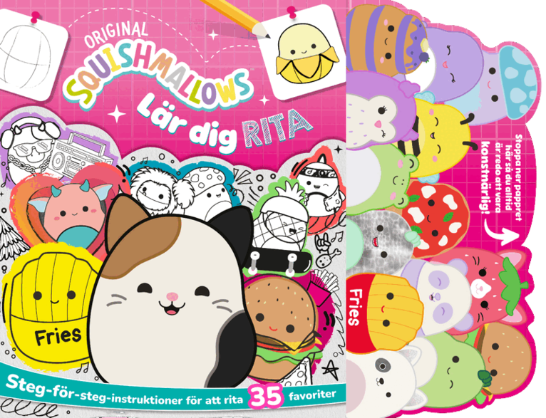 Lär dig rita Squishmallows, Häftad