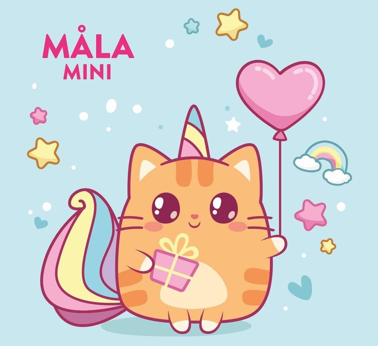 Måla mini: kawaii, Häftad
