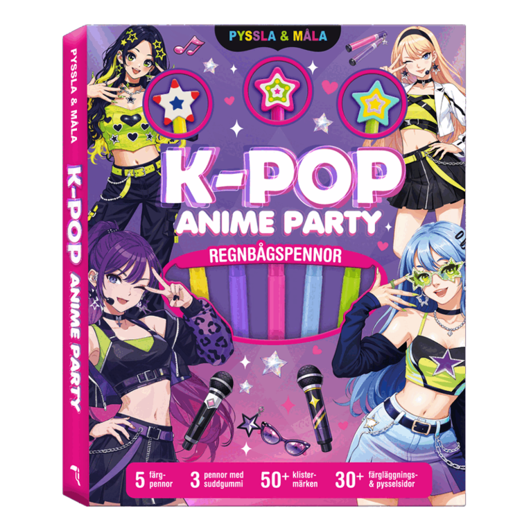 Pyssla och måla : K-pop anime party, Övrigt
