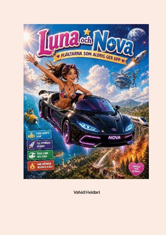 Vahid Heidari - Luna och Nova : hjältarna som aldrig ger upp, Häftad