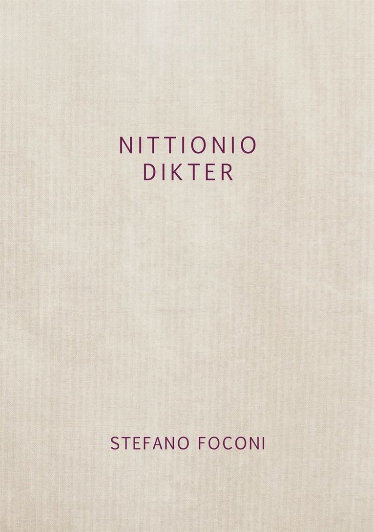 Stefano Foconi - Nittionio dikter, E-bok