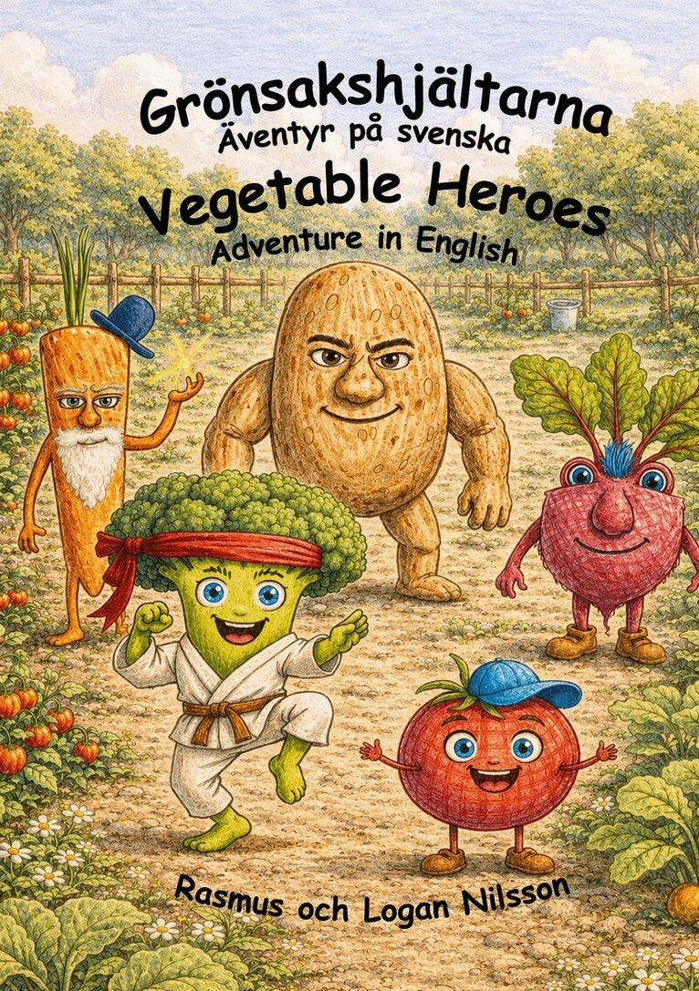 Rasmus Nilsson, Logan Nilsson - Grönsakshjältarna: Vegetable Heroes, E-bok