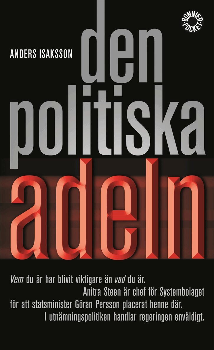 Anders Isaksson - Den politiska adeln, Pocket