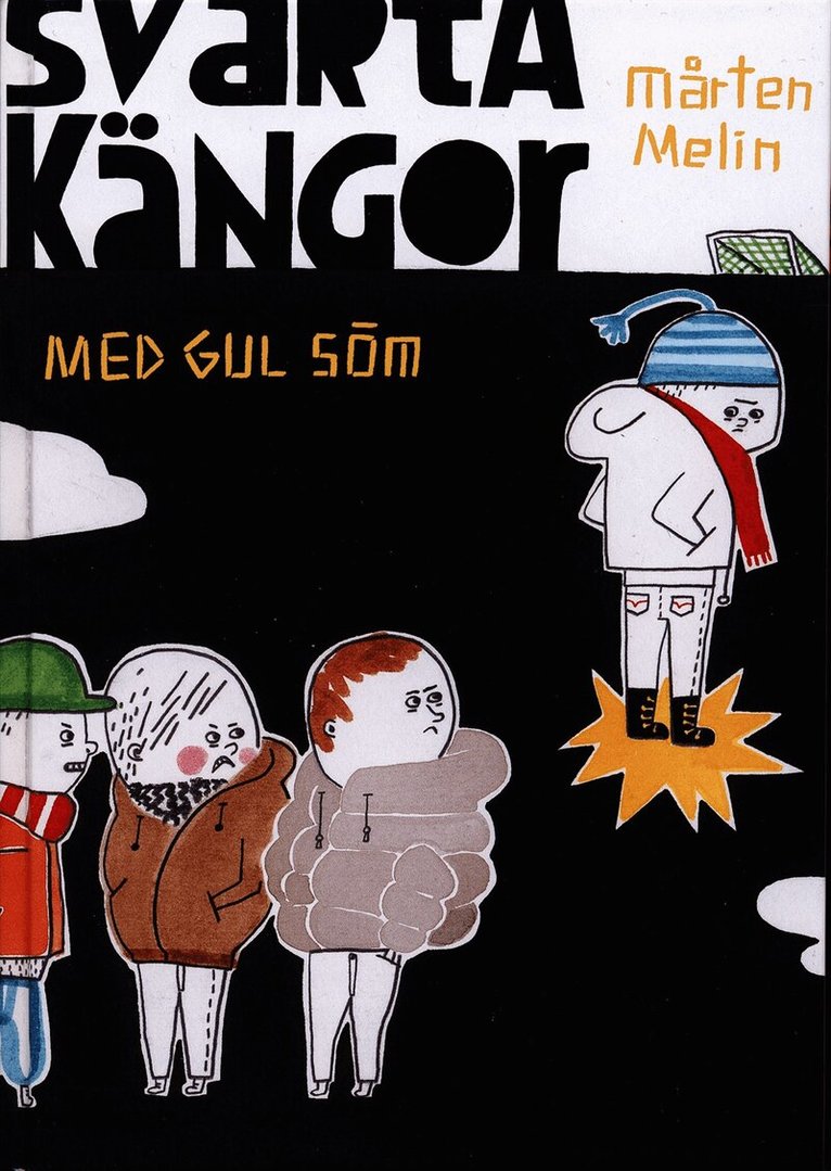 Mårten Melin - Svarta kängor med gul söm, Kartonnage