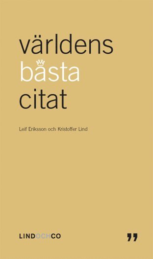 Leif Eriksson (red), Kristoffer Lind (red) - Världens bästa citat, E-bok
