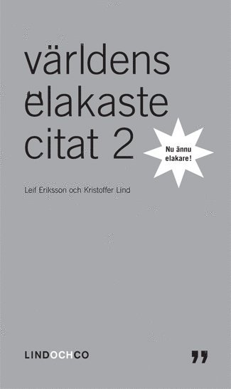 Leif Eriksson (red), Kristoffer Lind (red) - Världens elakaste citat 2 - nu ännu elakare, E-bok