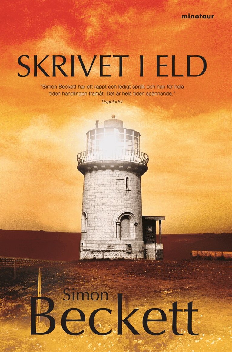 Simon Beckett - Skrivet i eld, Inbunden