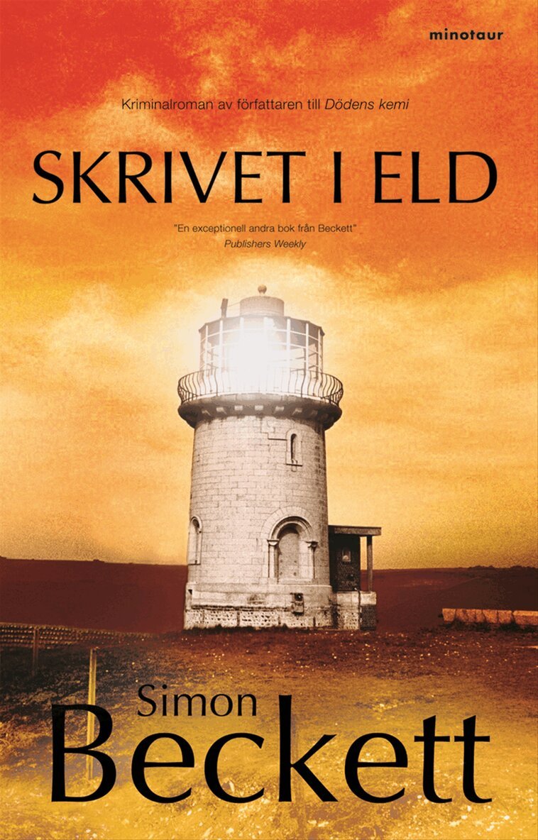 Simon Beckett - Skrivet i eld, Pocket