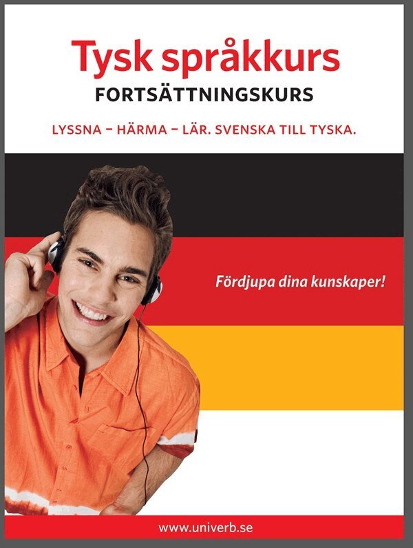 Univerb, - Tysk språkkurs fortsättningskurs, Ljudbok