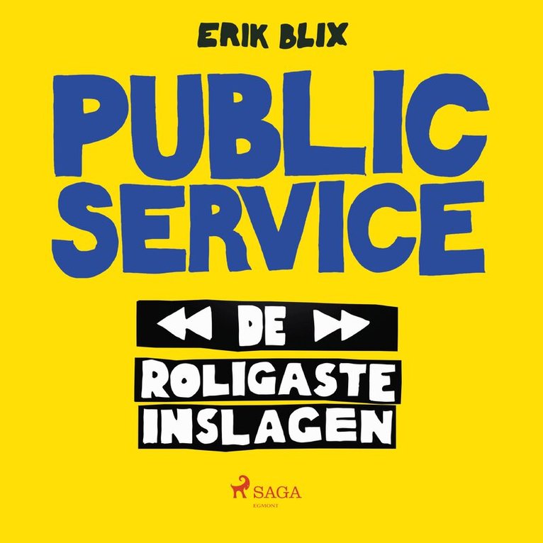 Erik Blix - Public Service - de roligaste inslagen, Ljudbok